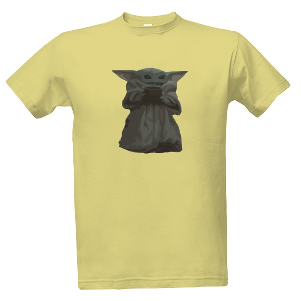 Tričko s potlačou Baby Yoda - Soup