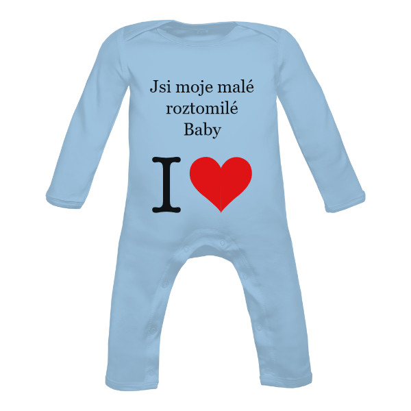 Dětské body Long  s potiskem Mini baby