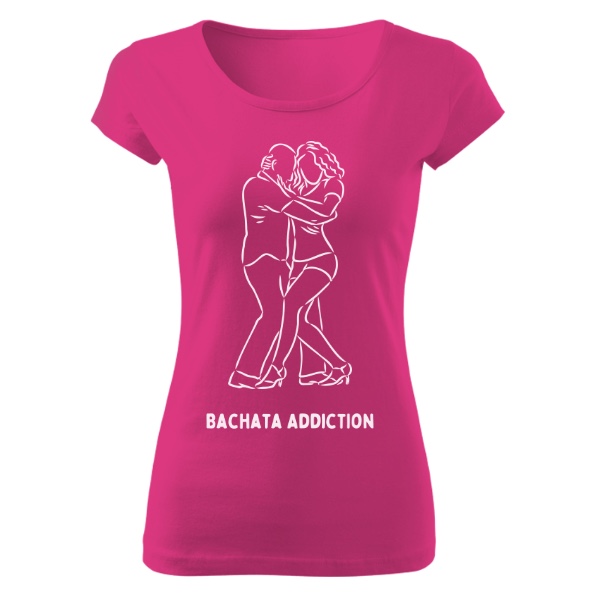 Bachata Close Position Ladies T-Shirt pink