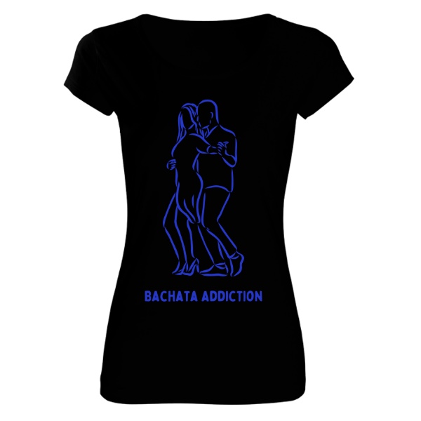 Bachata Shadow Ladies T-Shirt black