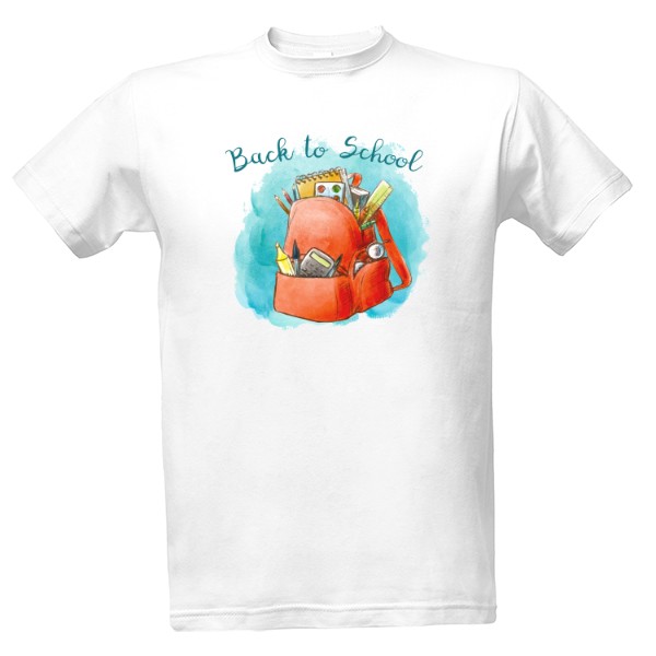 Tričko s potiskem Back to school