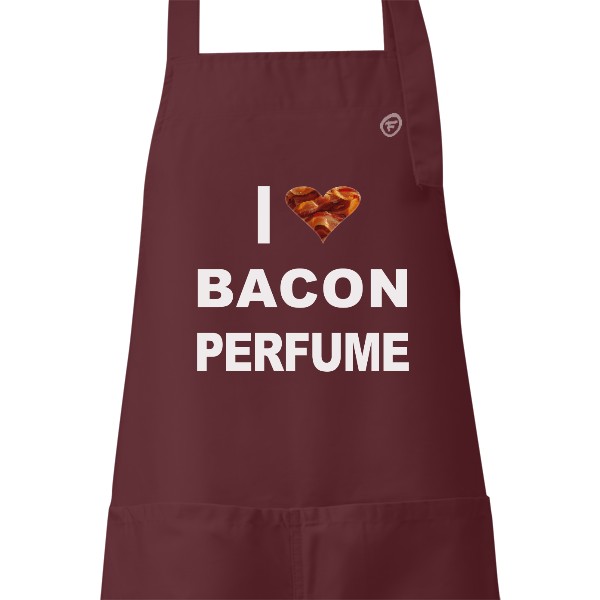 Zástěra s potiskem Bacon perfume