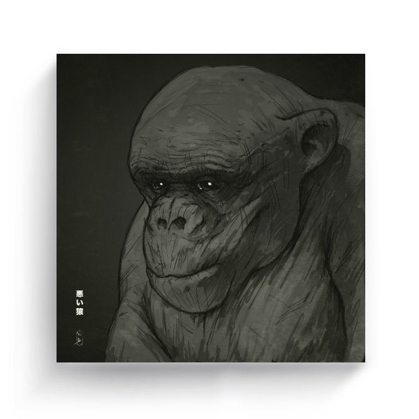 Bad Ape XIX" Plátno