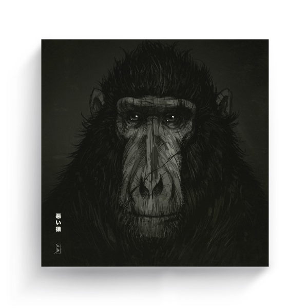 Bad Ape XXI" Plátno