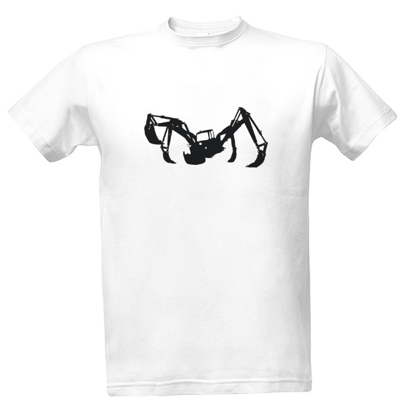 Tričko s potiskem bagr