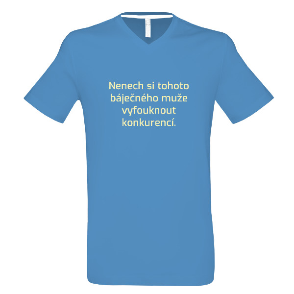 Tričko s potiskem BÁJEČNÝ CHLAP