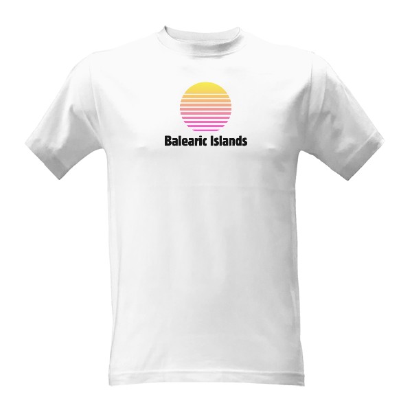 Tričko s potiskem Balearic Islands