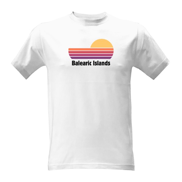 Tričko s potiskem Balearic Islands Sunset
