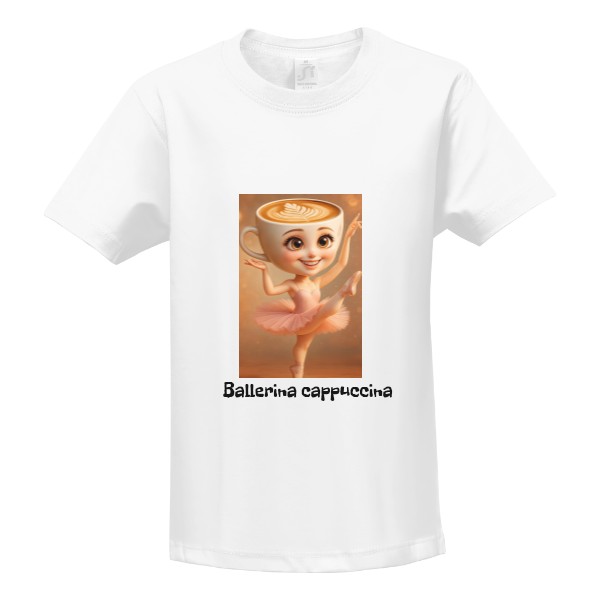 Tričko s potiskem Ballerina cappuccina brainrot