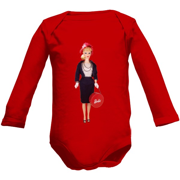 Dětské body Long  s potiskem Barbie Commuter Set (dětské body)