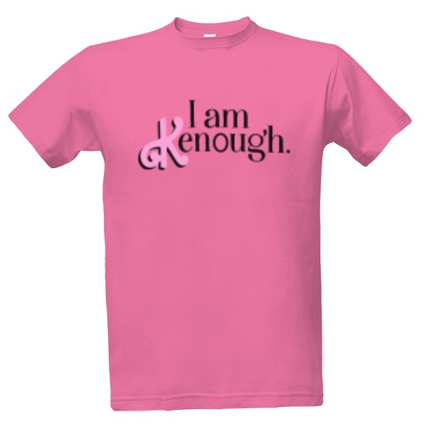 Tričko s potiskem Barbie - "I am Kenough"
