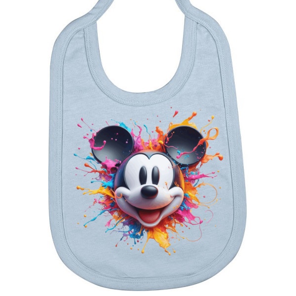 Bryndák bavlna s potiskem Barevná myška Mickey