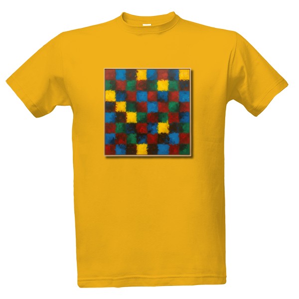 Barevná Šachovnice T-shirt