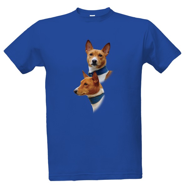 Tričko s potiskem Basenji