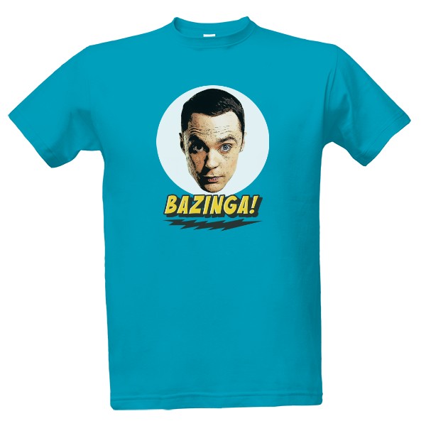 Tričko s potiskem Bazinga!