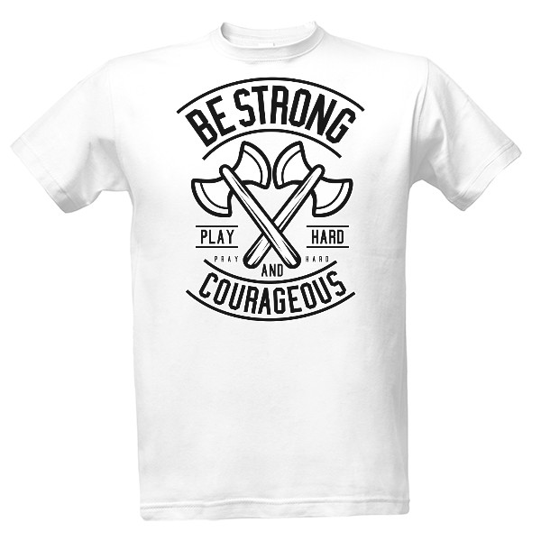 Tričko s potiskem Be Strong Classic Ramirez hip hop