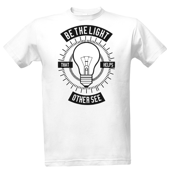 Tričko s potiskem Be The Light Classic Ramirez hip hop