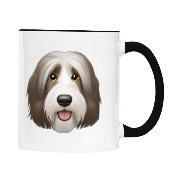 Hrnek malý barevný s potiskem Bearded - hlava