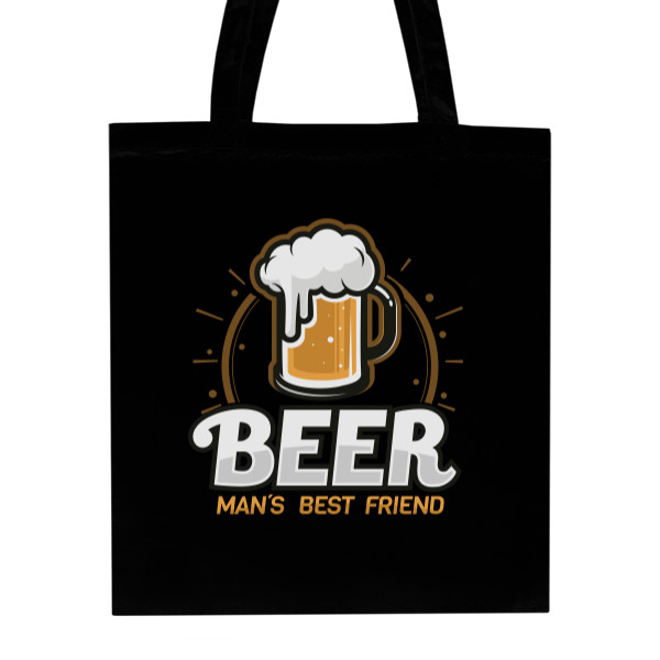 Nákupní taška unisex s potiskem Beer friend