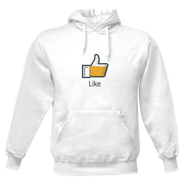 Pánská mikina s kapucí s potiskem Beer Liker - Mikina