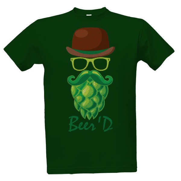 Tričko s potlačou beerd