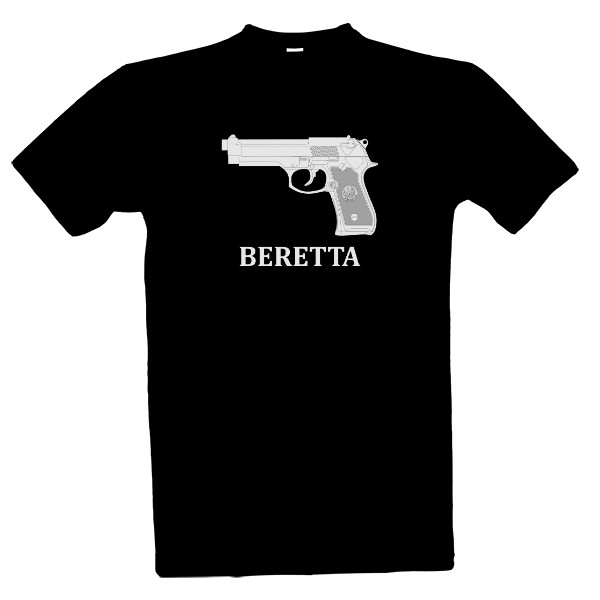 Tričko s potiskem Beretta bílá