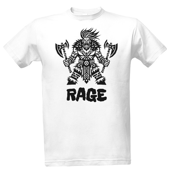 Tričko s potlačou BERSERKER rage