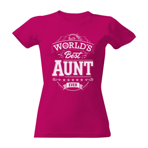 Tričko s potiskem Best Aunt