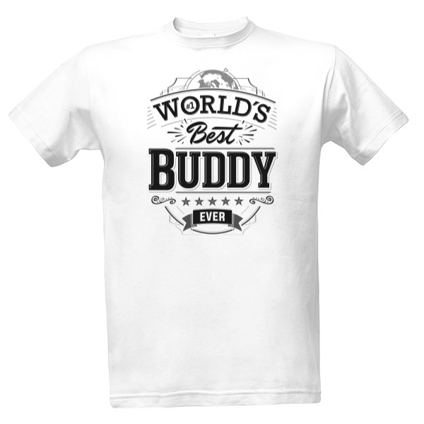 Tričko s potiskem Best Buddy