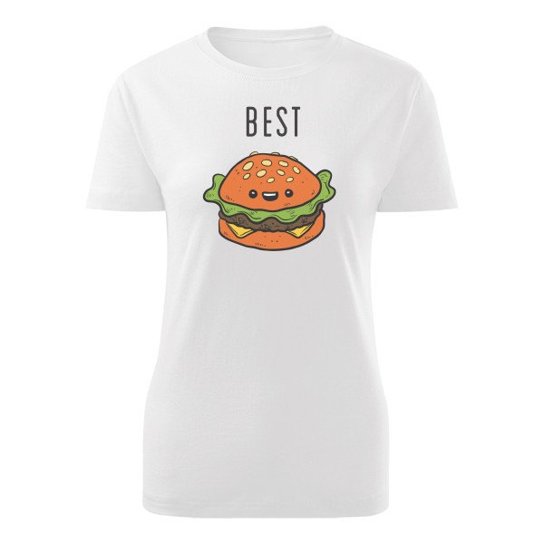 Tričko s potlačou Best Friend Hamburger