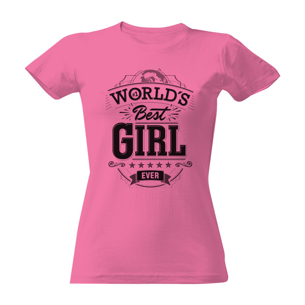 Tričko s potiskem Best Girl