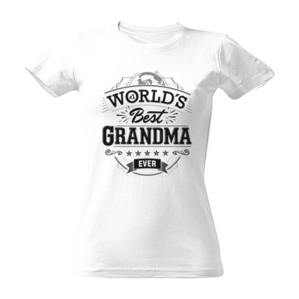 Tričko s potlačou Best Grandma