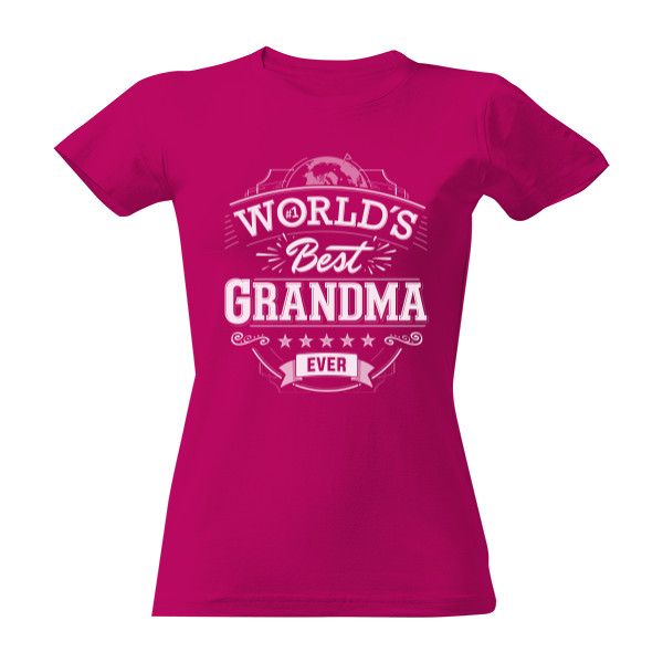 Tričko s potiskem Best Grandma