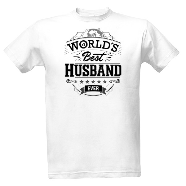 Tričko s potiskem Best Husband