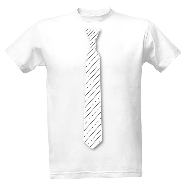 Tričko s potiskem Betonová kravata