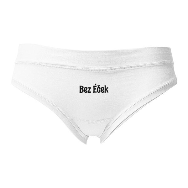 Dámská tanga - Výprodej s potiskem Bez éček