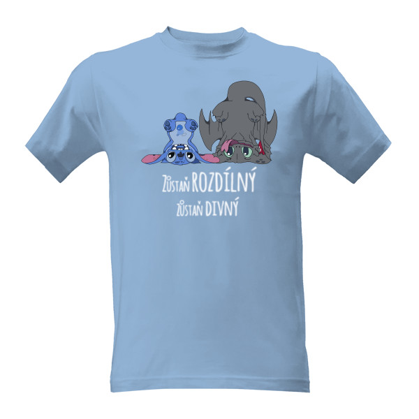 Tričko s potiskem bezzubka stich