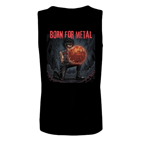 Tričko s potiskem BfM bezrukáv