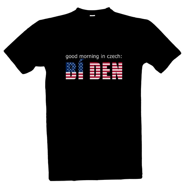 Tričko s potlačou Biden v češtině
