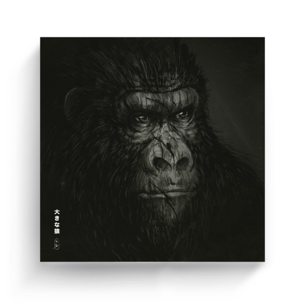 Fotoplátno čtverec s potiskem Big Ape V