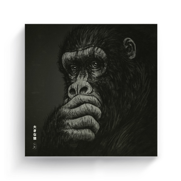 Fotoplátno čtverec s potiskem Big Ape XI" Plátno
