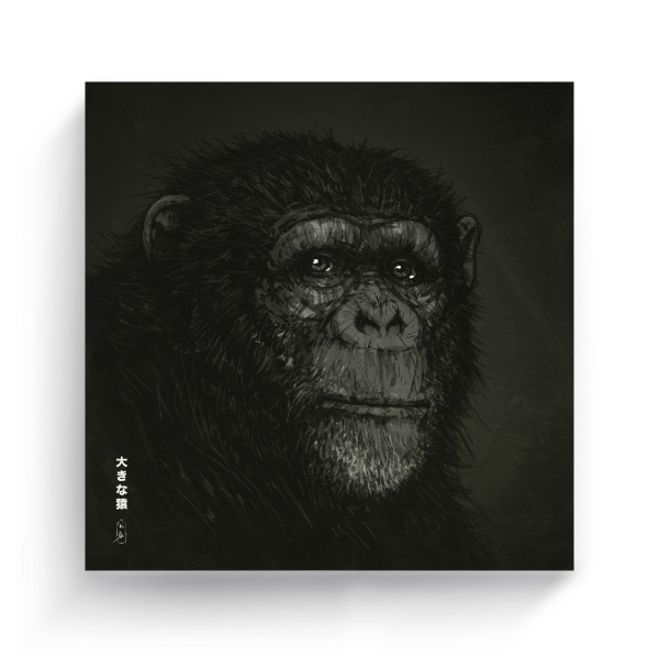 Fotoplátno čtverec s potiskem Big Ape XIII" Plátno