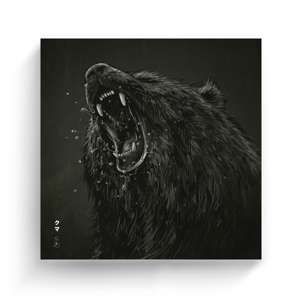 Fotoplátno čtverec s potiskem Big Bear" Plátno