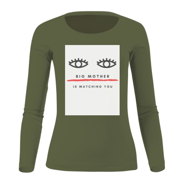 Tričko s potiskem Big Mother is watching you