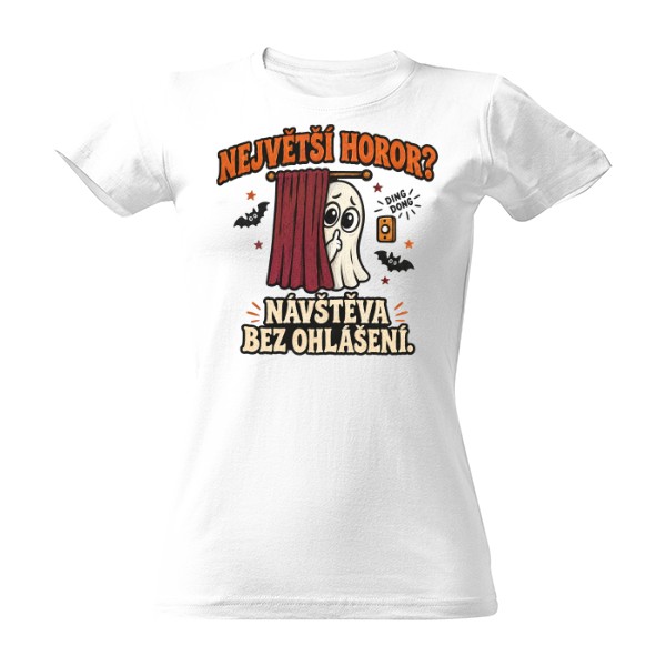 T-shirt Biggest Horror? Unannounced Visitors – Introvert Ghost