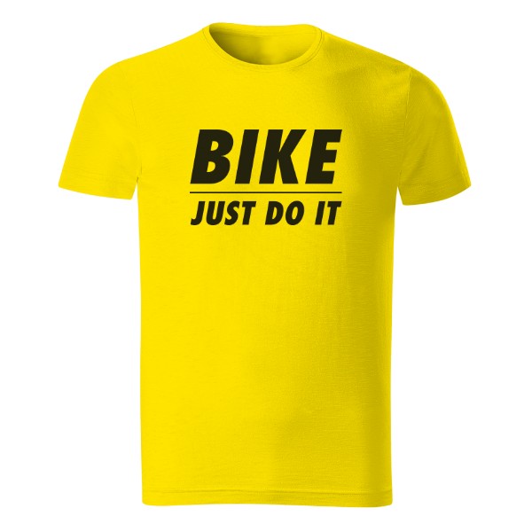 Tričko s potiskem Bike, just do it