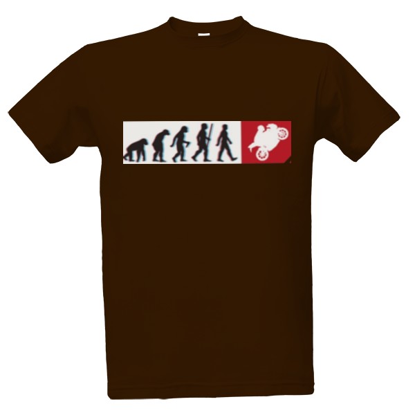 Tričko s potiskem Biker evolution