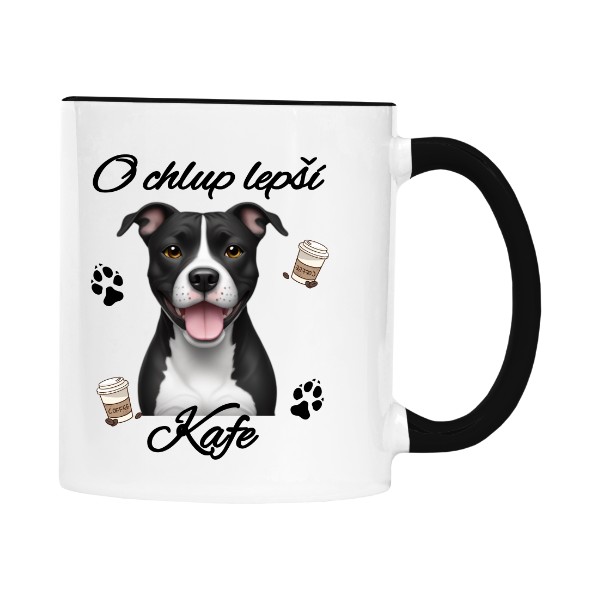 Bílo černý Staford