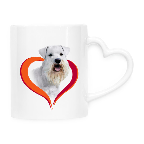 Hrnček srdce s potlačou Malý knírač