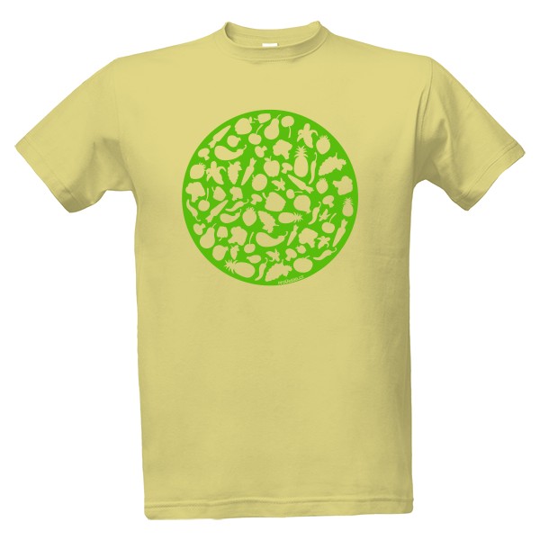 Tričko s potiskem Bio zelenina a ovoce